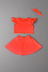 Close up Kids Neon Set Skirt and Tshirt
